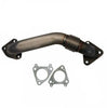 Image of Rudy's Bolt-On Replacement Passenger Side Up Pipe w/ Gaskets For 01-04 LB7 Duramax