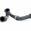 Image of Rudy's High Temp Ceramic Coated Heavy Duty 304 SS Up Pipe Kit & Turbo V-Band Clamp For 03-07 6.0 Powerstroke
