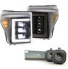Image of Morimoto XB LED Plug & Play Headlight Assemblies & Fog Lights For 11-16 Ford Super Duty