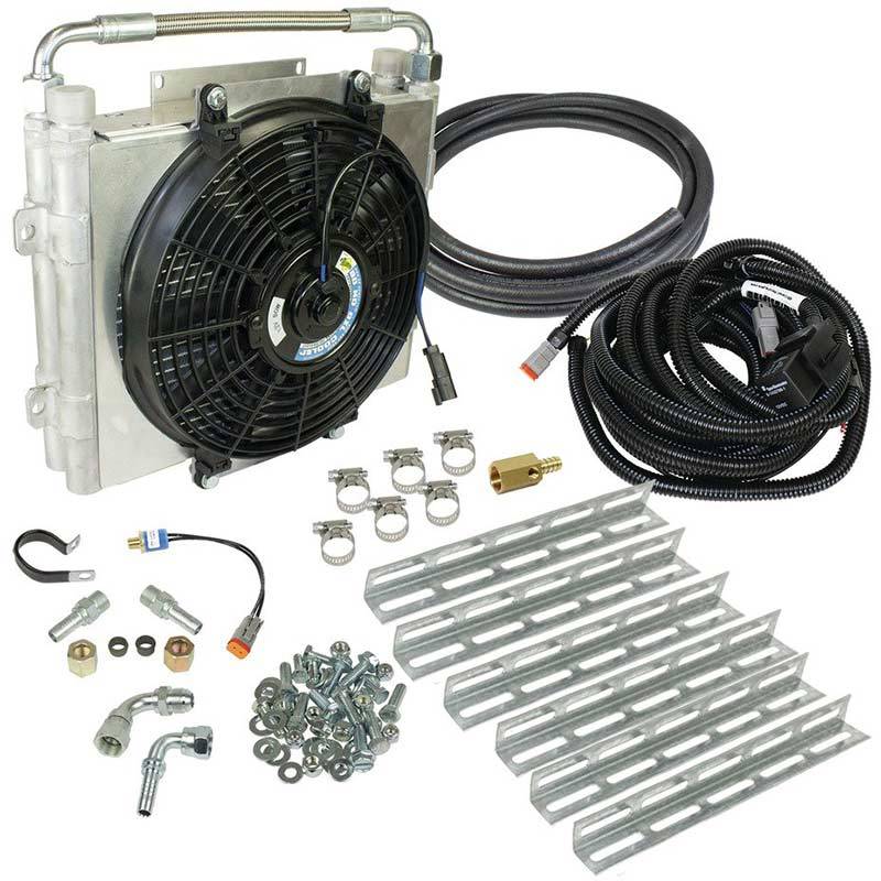 Image of BD-Power Xtrude Double Stacked Auxiliary Trans Cooler Kit