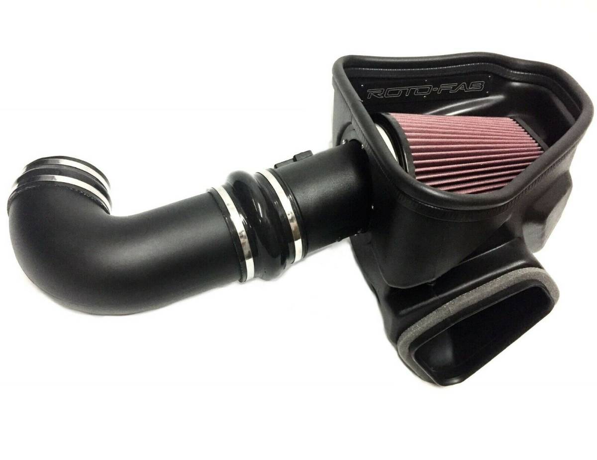 Image of Roto-Fab 10161048 Cold Air Intake Kit Oiled Filter For 16-21 Chevy Camaro SS 6.2