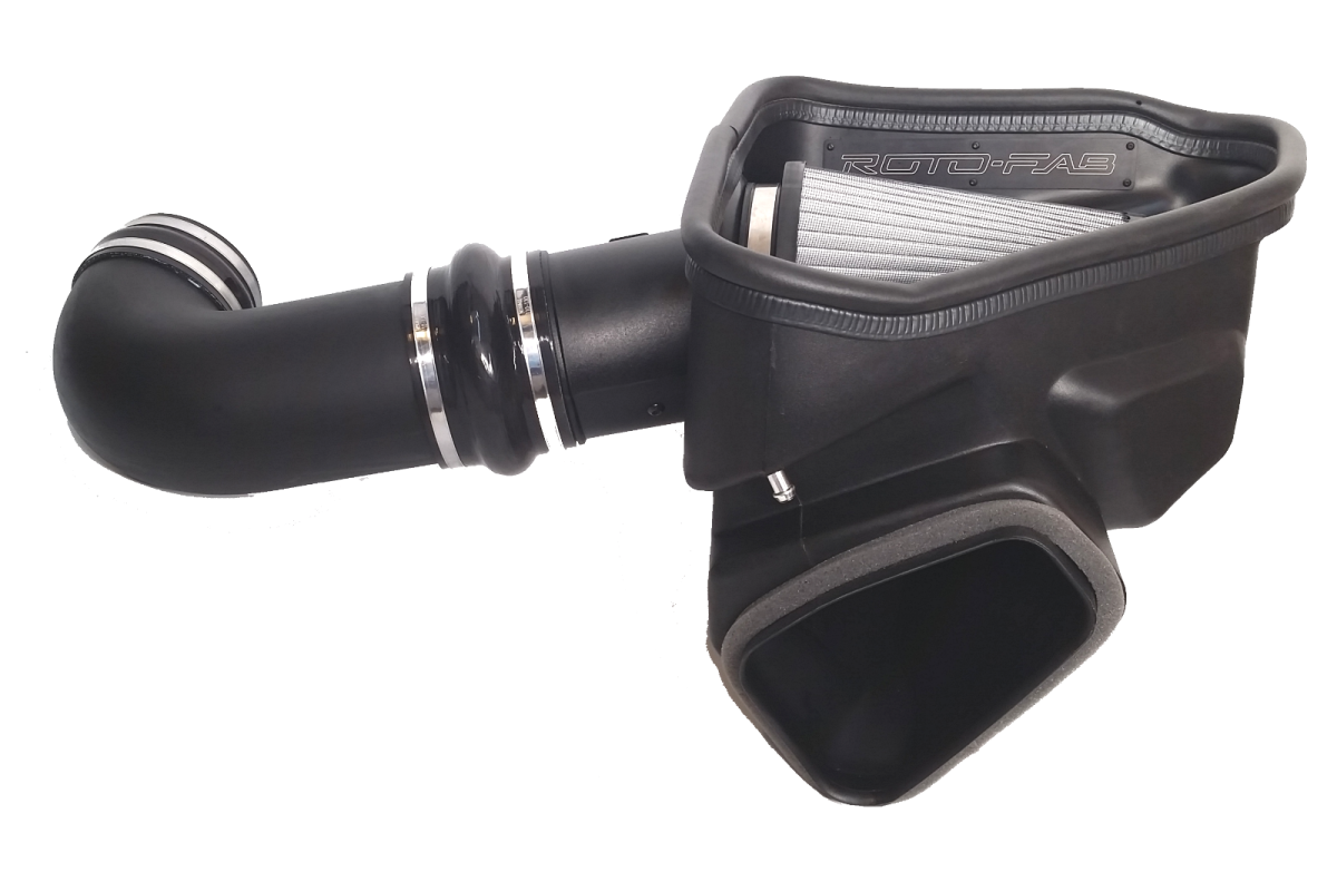 Image of Roto-Fab Cold Air Intake Sound Tube Delete Dry Filter For 16-21 Chevy Camaro SS