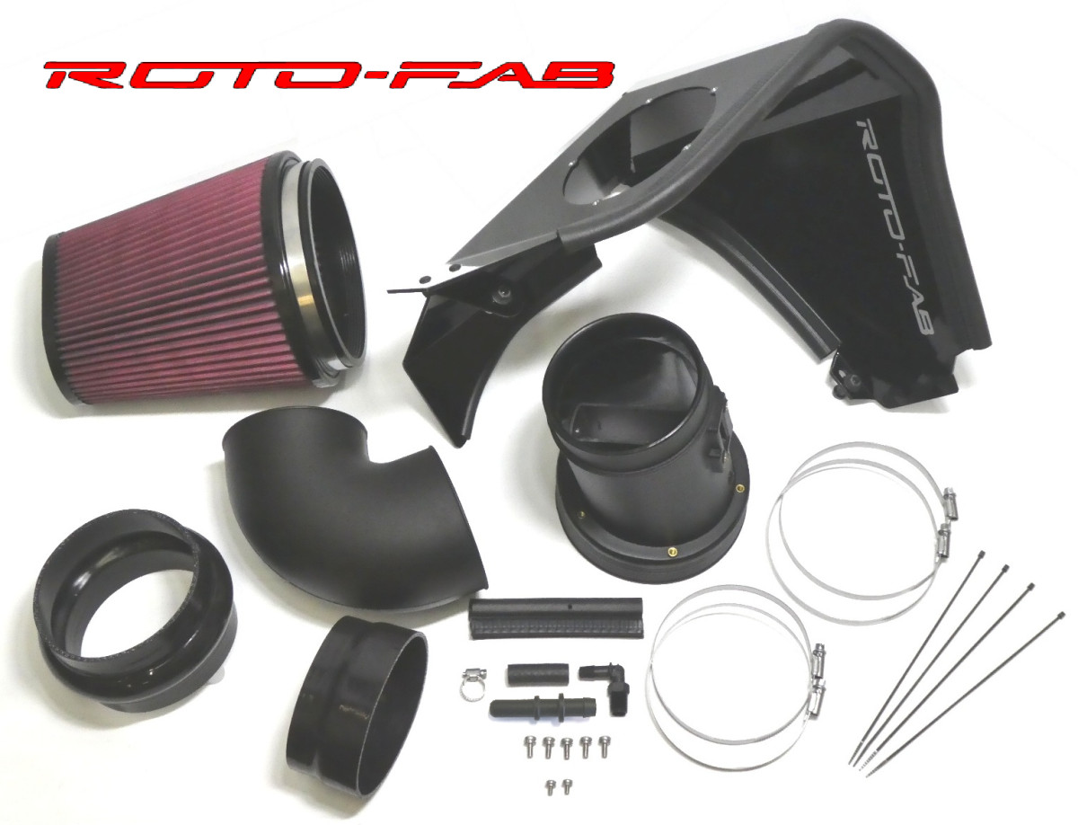 Image of Roto-Fab Cold Air Intake Kit Oiled Filter For 2016-2019 Cadillac CTS-V 6.2L