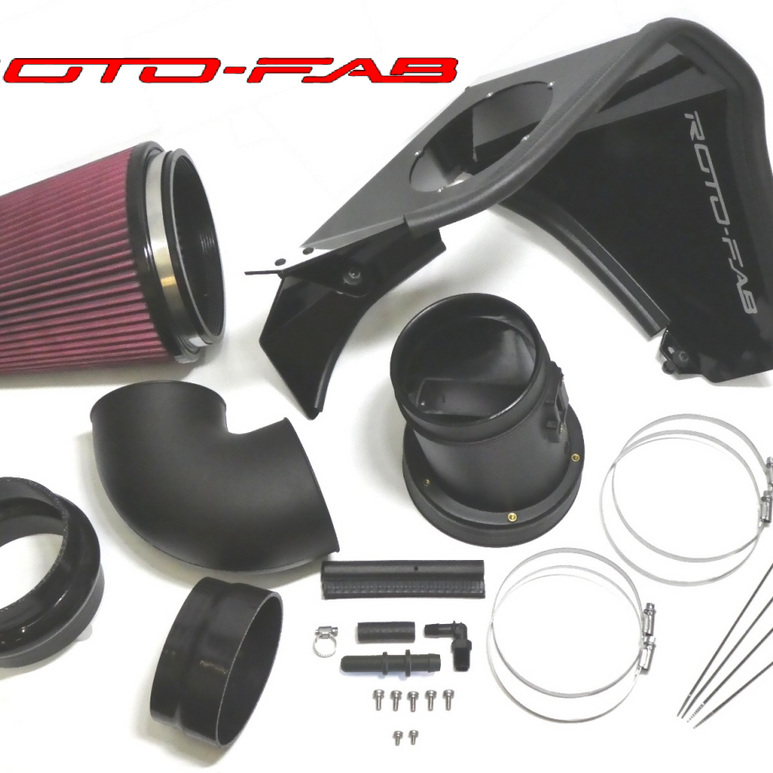 Image of Roto-Fab Cold Air Intake Kit Oiled Filter For 2016-2019 Cadillac CTS-V 6.2L