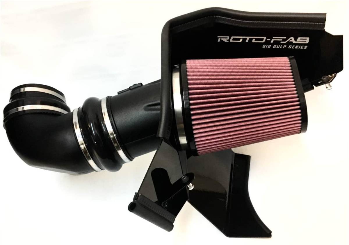 Image of Roto-Fab Big Gulp Cold Air Intake Kit Oiled Filter For 2016-2019 Cadillac CTS-V 6.2L