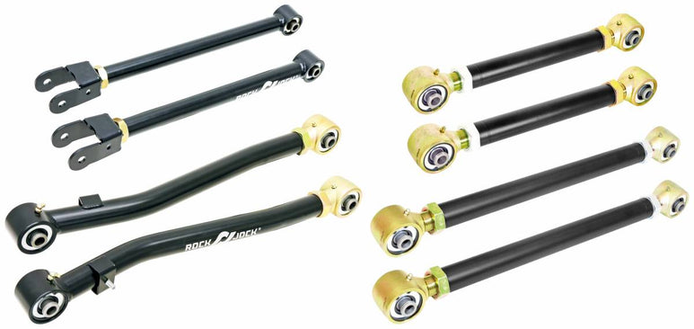 Image of RockJock Johnny Joint Fully Adjustable Control Arm Set For 2020+ Gladiator JT