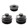 Image of Rudy's Billet Oil & Fuel Filter Cap Set For 2003-2007 Ford 6.0L Powerstroke