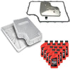 Image of OEM Ford 6R140 Transmission Service Kit & PPE Raw Deep Pan For 11-19 F-250/F-350