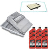 Image of 10R80 Motorcraft Transmission Service Kit & PPE Raw Deep Pan For 17+ Ford F-150