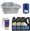 Image of Oil Pan Kit Mobil Oil/Sealant/Filter PPE Raw Deep Pan For 2011-2016 6.6L Duramax