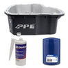 Image of PPE Black Deep Oil Pan With ACDelco Filter & RTV Sealant For 11-16 6.6L Duramax