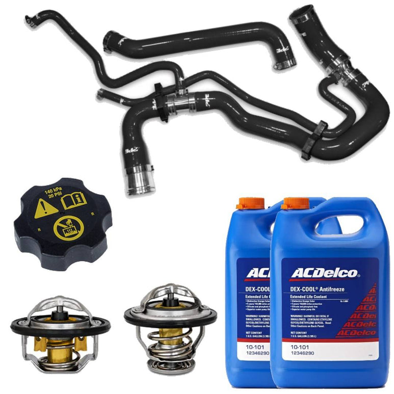 Image of PPE Radiator Hose - Thermostats - ACDelco Coolant & Cap For 11-16 6.6L Duramax