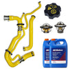 Image of PPE Yellow Radiator Hose/Thermostat/ACDelco Coolant & Cap For 11-16 6.6L Duramax