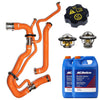 Image of PPE Orange Radiator Hose/Thermostat/ACDelco Coolant & Cap For 11-16 6.6L Duramax