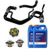 Image of PPE Black Radiator Hoses/Thermostats/GM Coolant & Cap For 07-10 6.6L Duramax LMM