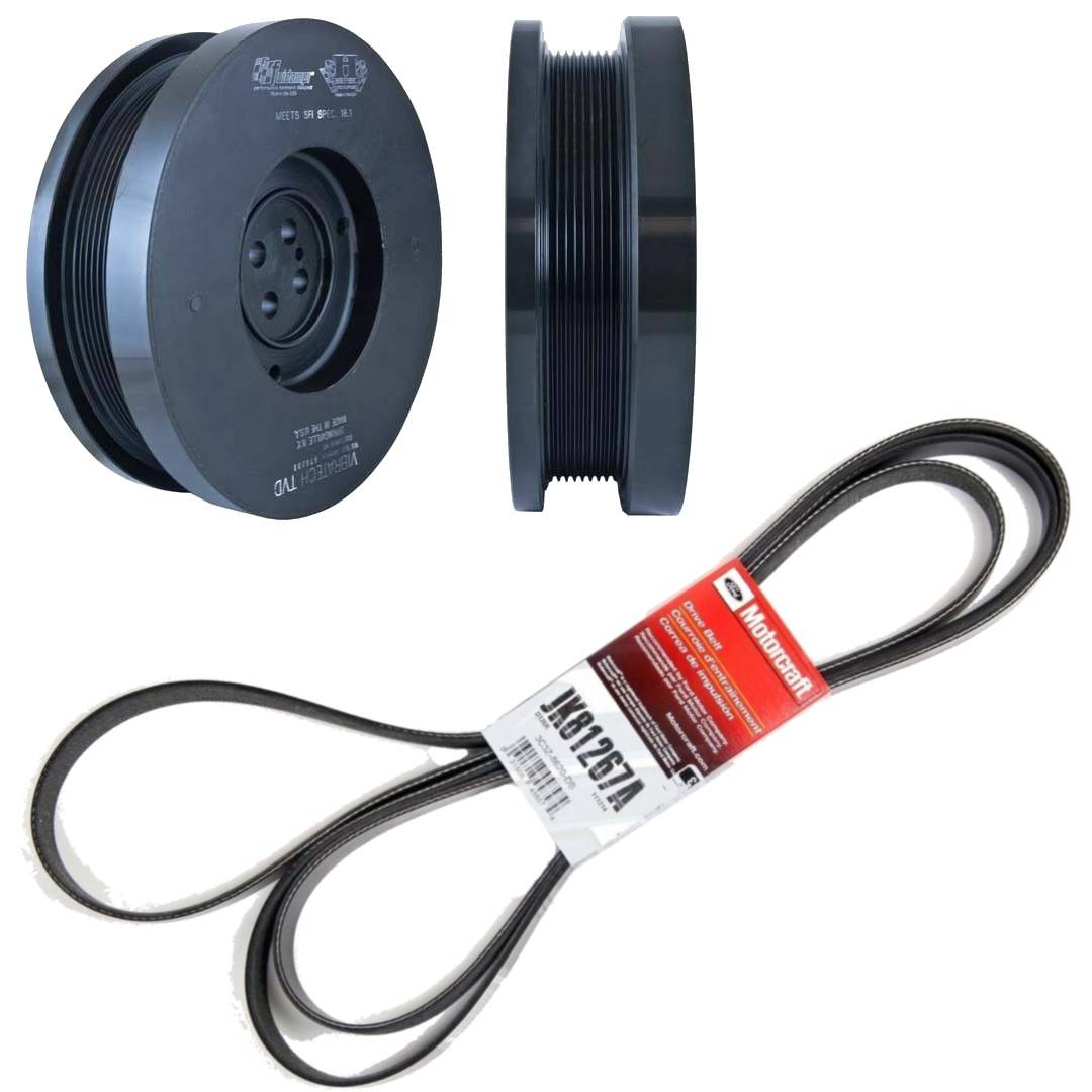 Image of Fluidampr Performance Damper & Motorcraft Belt For 03-07 Ford 6.0L Powerstroke