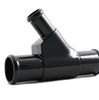 Image of Rudy's Black Degas Bottle/Coolant Y-Pipe/Gold Antifreeze 03-07 6.0L Powerstroke