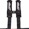 Image of PRP 4.3 Black 4-Point Adjustable Harness With 3" Belts & Sewn in Shoulder Pads