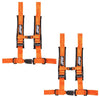 Image of PRP 4.2 Orange 4-Point Adjustable 2" Belt Harness Pair With Auto Style Latch