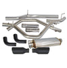 Image of PPE 304 SS Cat-Back Exhaust Kit Raw w/ Black Tips For 09-13 GMC/Chevy 1500 5.3L