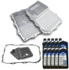 Image of MOPAR 8HP70/75 Transmission Service Kit & PPE Raw Deep Pan For 2013+ Ram 1500