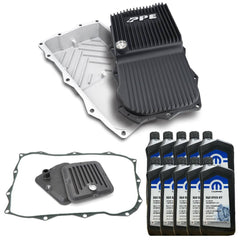 Image of MOPAR 8HP70/75 Transmission Service Kit & PPE Black Deep Pan For 2013+ Ram 1500