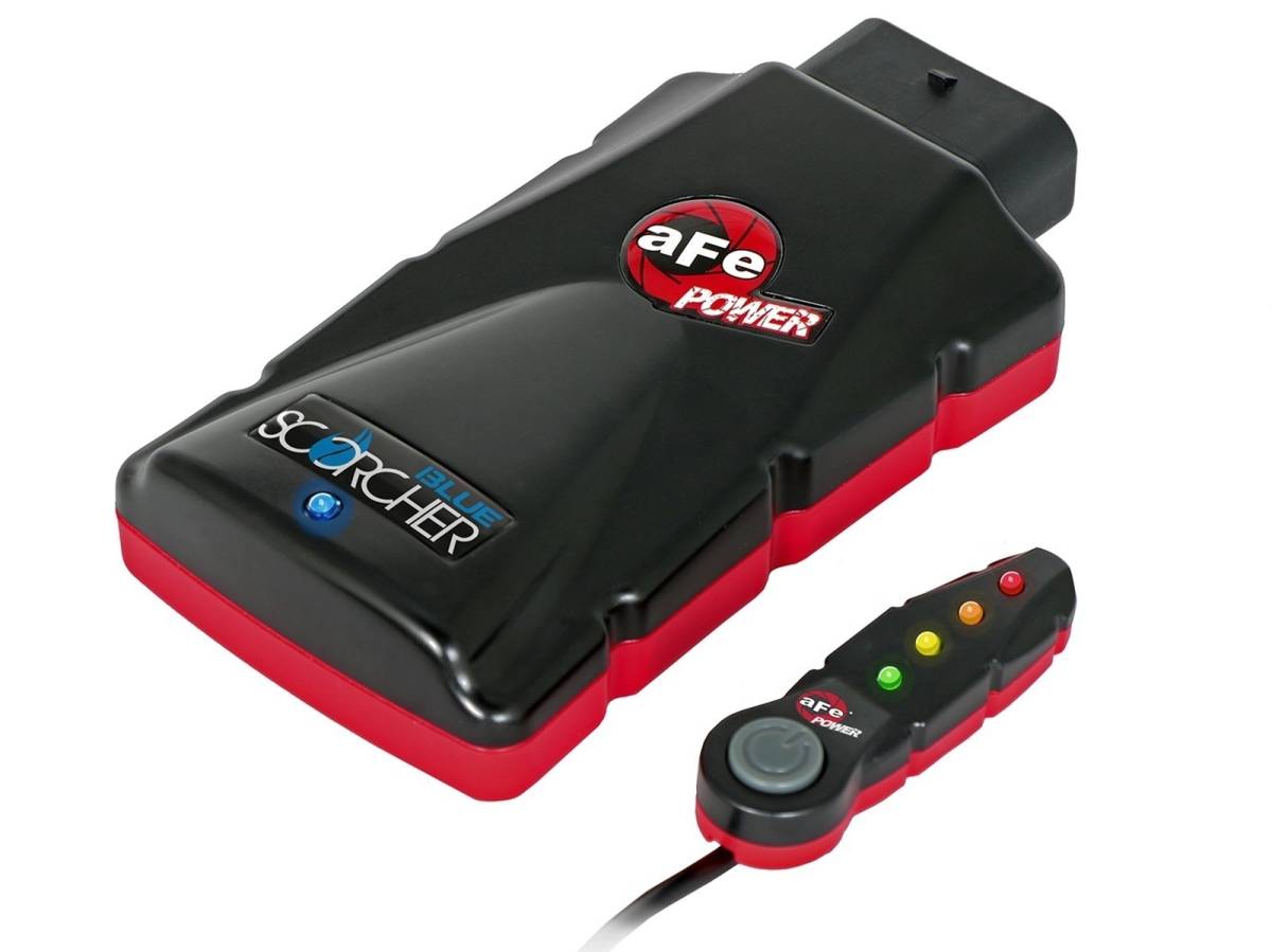 Image of aFe Scorcher Blue Bluetooth Power Module For 2021-2022 Ford F150 2.7L 3.5L Ecoboost