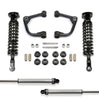 Image of Fabtech 2" Coilover Lift Kit w/ Front Upper Control Arms & Rear Shocks For 2021+ F150, 4WD