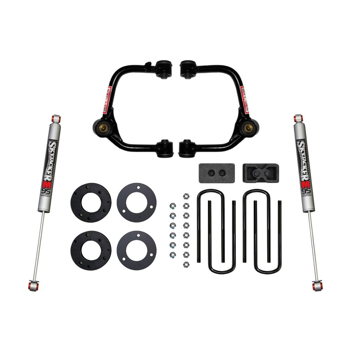Image of Skyjacker 3" Lift w/ Front Upper Control Arms & Rear M95 Monotube Shocks For 2021+ F150 4WD