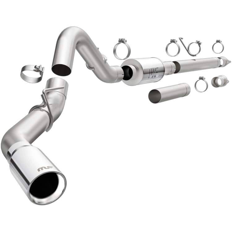 Image of Magnaflow 4" Street Series Single Side Exit Cat-Back Exhaust For 2021+ Ford F-150 2.7L 3.5L 5.0L