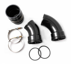 Image of Rudy's Black Cold Side Intercooler Pipe Kit For 2006-2010 GMC Chevy LBZ LMM 6.6L