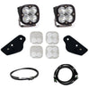 Image of Baja Designs A-Pillar Squadron Sport LED Kit W/ Upfitter Harness For 21+ Bronco