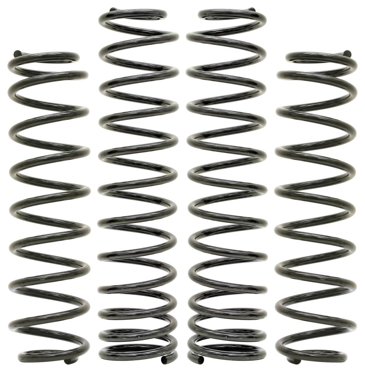 Image of RockJock Dual Rate Silver 3.5" Lift Coil Spring Set For 2020+ Jeep Gladiator JT