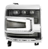 Image of Morimoto LED Plug & Play Headlights Chrome Trim For 16-18 Chevy Silverado 1500