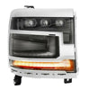 Image of Morimoto LED Plug & Play Headlights Chrome Trim For 16-18 Chevy Silverado 1500