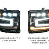 Image of Morimoto XB LED Plug & Play Headlight Assemblies With Black Trim For 16-18 Chevy Silverado 1500