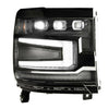 Image of Morimoto XB LED Plug & Play Headlight Assemblies With Black Trim For 16-18 Chevy Silverado 1500