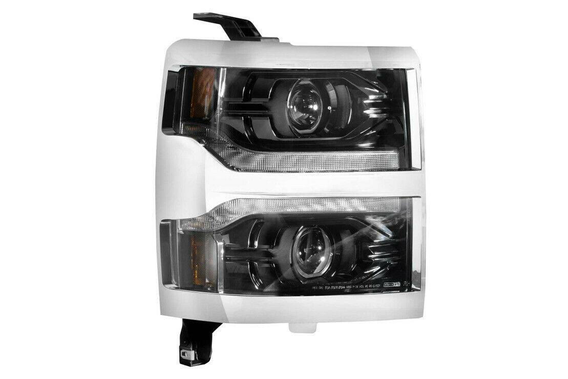 Image of Morimoto XB LED Headlight Assemblies For 14-15 Chevy Silverado Chrome Trim Only