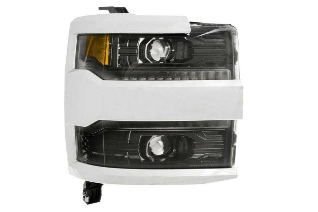 Image of Morimoto XB LED Headlight Assemblies For 15-19 Silverado 2500/3500 Chrome Trim