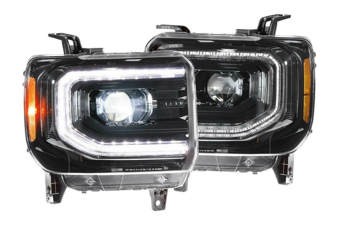Image of Morimoto XB Bi-LED Headlights Lights For 2014-2018 GMC Sierra LF544 Plug N Play