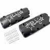 Image of Rudy's Black Billet Aluminum Valve Cover Set For 08-10 6.4L Powerstroke
