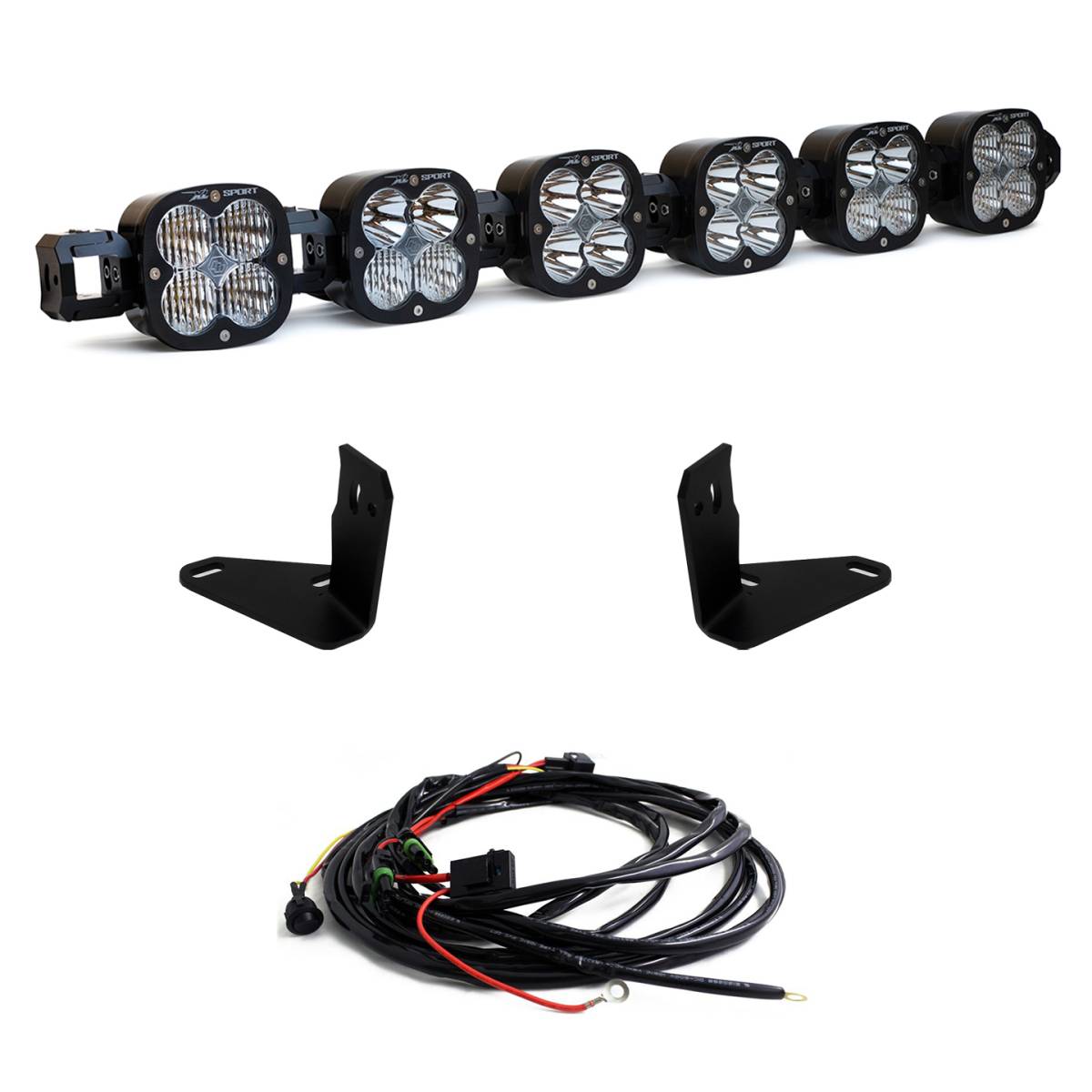 Image of Baja Designs Light Bar Kit W/ Toggle For 2021+ Ford Bronco With Steel Bumper