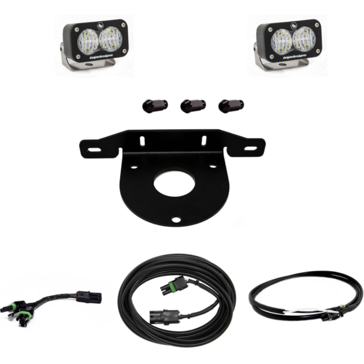 Image of Baja Designs S2 Sport Reverse Light Kit W/ Upfitter Wiring For 2021+ Ford Bronco