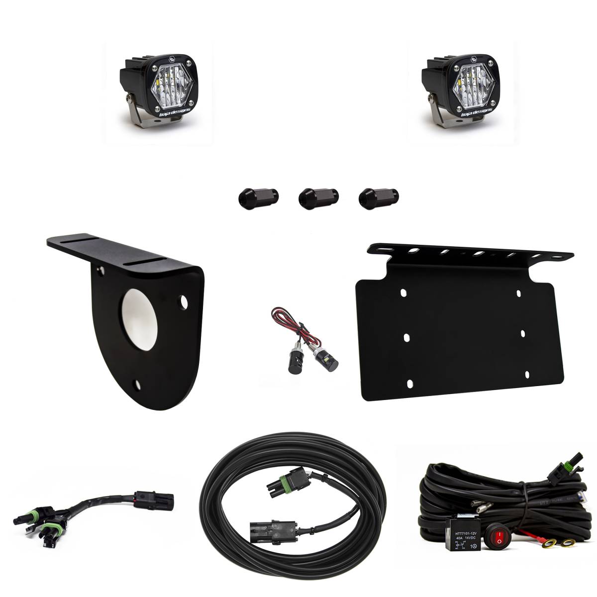 Image of Baja Designs S1 LED Reverse Light Kit W/ Plate & Toggle For 2021+ Ford Bronco