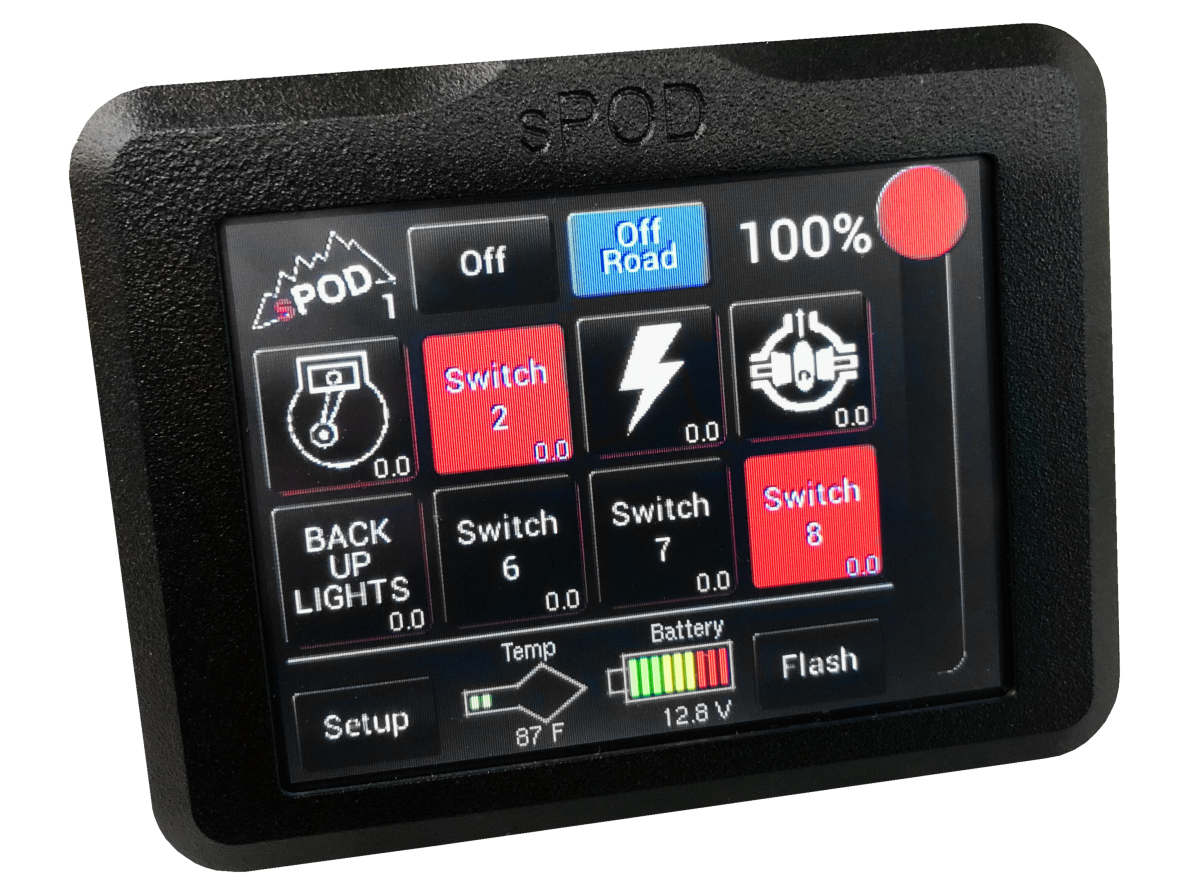Image of sPOD Touchscreen Add-On for 8 Circuit Systems