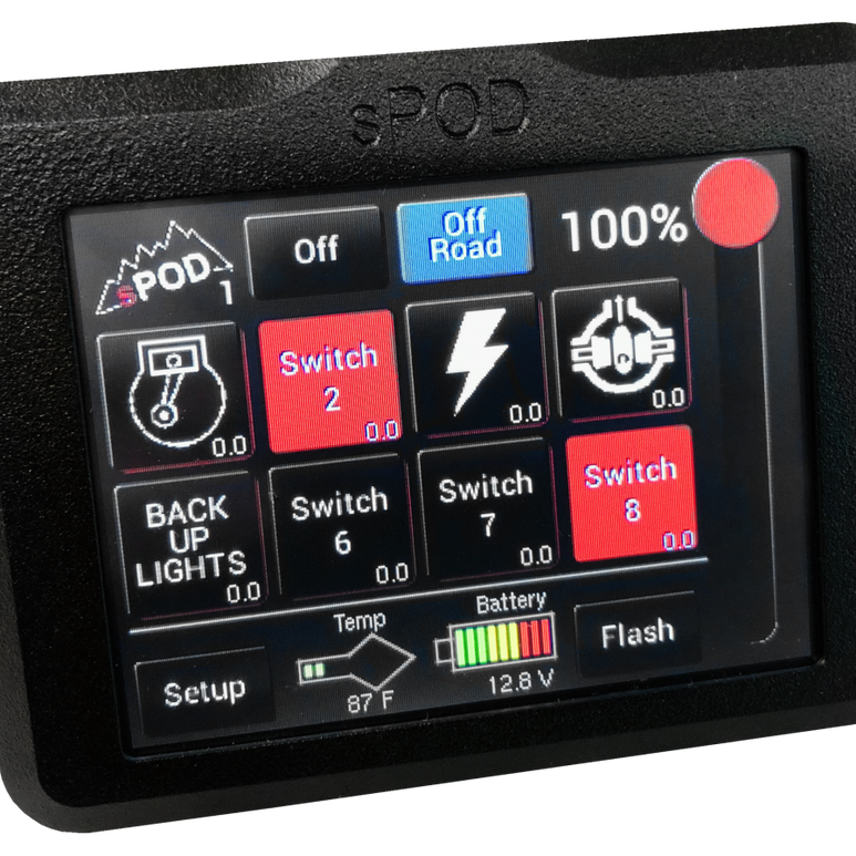 Image of sPOD Touchscreen Add-On for 8 Circuit Systems