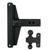 Image of BulletProof Hitches Extreme Duty 3.0" Solid Shank 4"-6" Offset 36,000 LBS Hitch