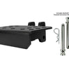 Image of BulletProof Hitches Black Textured Step Attachment For All Class 4 & 5 Hitches