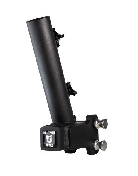 Image of BulletProof Hitches Black Flag Holder Attachment For All Class 4 & 5 Hitches