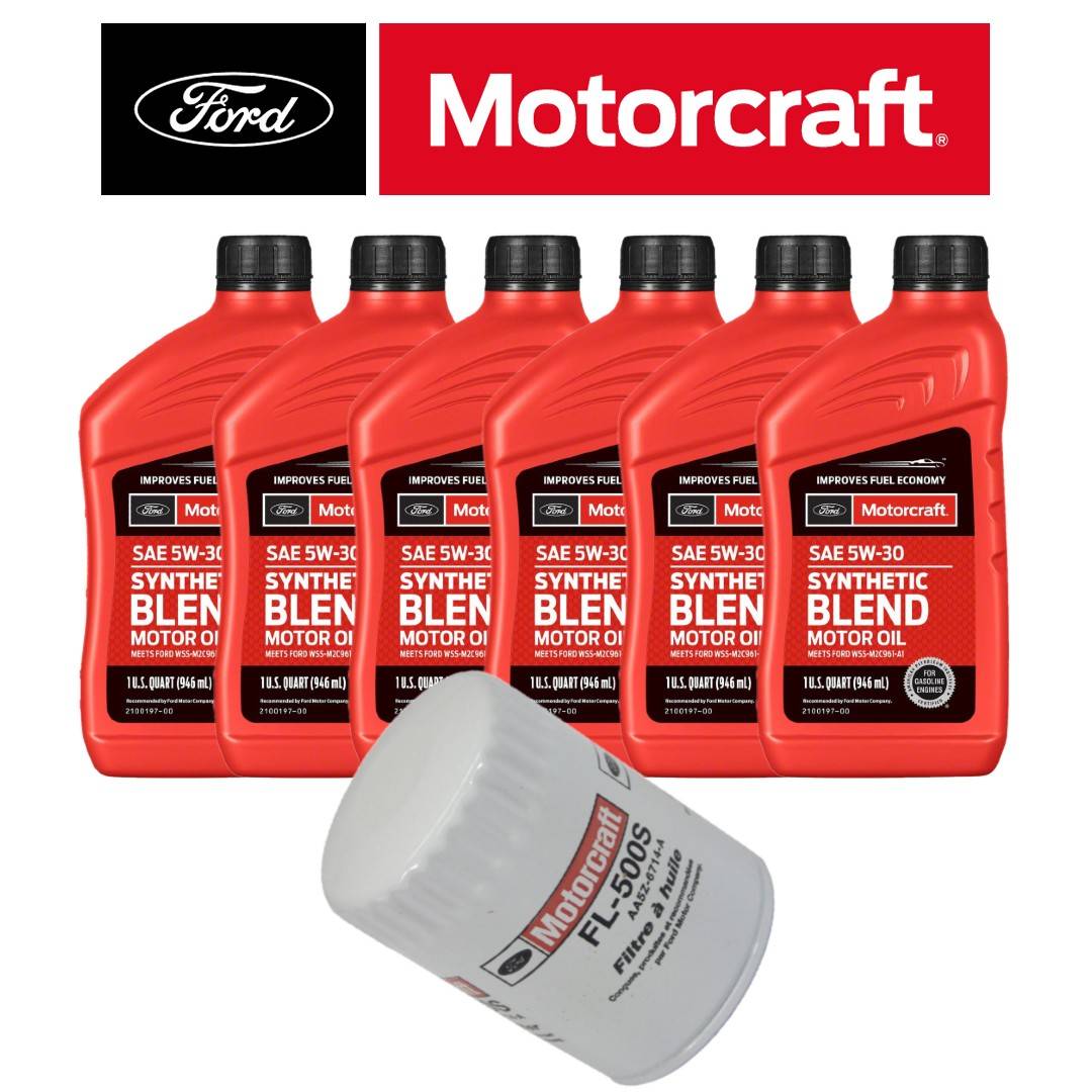 Image of Motorcraft Oil Change Kit For 2011+ Ford Expedition/Explorer/F-150 3.5L EcoBoost